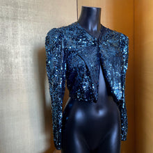 Load image into Gallery viewer, A 1930s FRENCH SEQUINNED JACKET