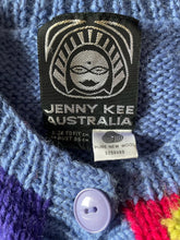 Load image into Gallery viewer, A LATE 80s PEACE YIN/YANG KNIT CARDIGAN BY JENNY KEE