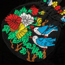 Load image into Gallery viewer, AN ORIGINAL 70s BEADED SHOPPER WITH BLUE BIRDS