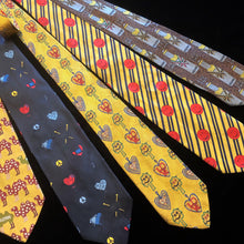 Load image into Gallery viewer, A COLLECTION OF VINTAGE MOSCHINO SILK TIES