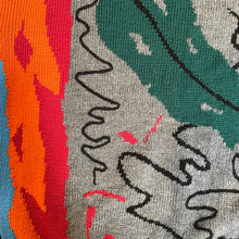 Load image into Gallery viewer, A 1980s STYLISED GUM LEAF HAND KNIT JUMPER BY JENNY KEE