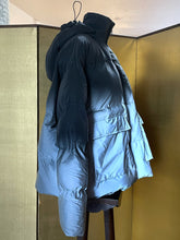 Load image into Gallery viewer, AN OMBRÉ PHOSPHORESCENT PUFFER JACKET