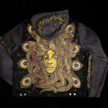 Load image into Gallery viewer, A SPECTACULAR HAND PAINTED MEDUSA JACKET BY TARMAFIA