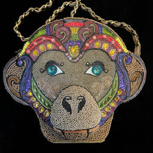 Load image into Gallery viewer, A MARY FRANCES DESIGN BEADED MONKEY CLUTCH