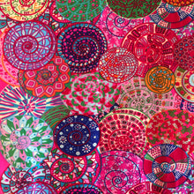 Load image into Gallery viewer, A LARGE, PURE SILK KALEIDOSCOPE PRINT SCARF