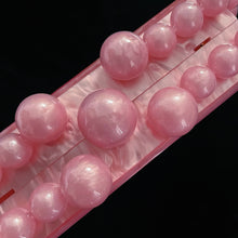 Load image into Gallery viewer, GLITTER PERSPEX CLUTCH WITH SPHERES