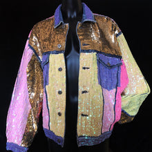 Load image into Gallery viewer, A HAND SEQUINNED TARMAFIA PASTEL JACKET