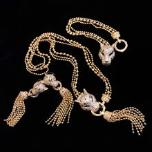 Load image into Gallery viewer, A BIG CAT DIAMANTÉ AND CHAIN COLLECTION