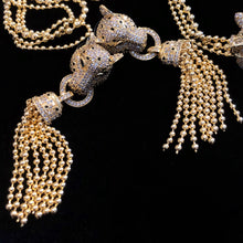 Load image into Gallery viewer, A BIG CAT DIAMANTÉ AND CHAIN COLLECTION
