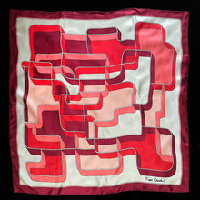 Load image into Gallery viewer, A 1970s MODERNIST SILK SCARF BY PIERRE CARDIN
