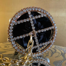 Load image into Gallery viewer, A RHINESTONE CAGE BAG WITH GIANT PEARLS