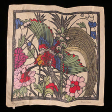 Load image into Gallery viewer, A PURE SILK MARGARET PRESTON ART SCARF