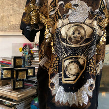 Load image into Gallery viewer, TARMAFIA BEADED EAGLE T SHIRT