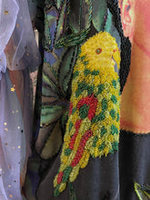 Load image into Gallery viewer, TARMAFIA BEADED FRIDA KAHLO TOP WITH TULLE SLEAVES