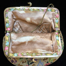 Load image into Gallery viewer, A 1930s PETITE POINT EVENING BAG WITH DOG CLASP