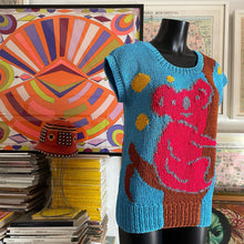 Load image into Gallery viewer, AN EARLY 80s BLINK BILL COTTON KNIT TOP BY JENNY KEE AND JAN AYRES FOR FLAMINGO PARK