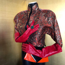 Load image into Gallery viewer, A VALENTINO 80s COPPER BROCADE JACKET