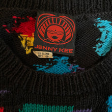 Load image into Gallery viewer, A CLASSIC 1980s BLACK OPAL KNIT JUMPER DRESS BY JENNY KEE