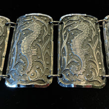 Load image into Gallery viewer, A SEAHORSE DESIGN METAL BRACELET FROM THE 1960s