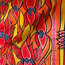 Load image into Gallery viewer, AN 80s STURT’s DESERT PEA PRINT COTTON SCARF BY LINDA JACKSON.