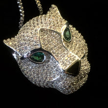 Load image into Gallery viewer, A HIGHLY DETAILED BIG CAT PENDANT AND EARRING SET