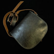 Load image into Gallery viewer, A HAND CRAFTED WESTERN STYLE STUDDED BAG WITH BLUE JEWEL