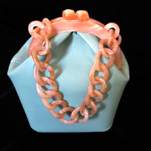 Load image into Gallery viewer, A DUCK EGG VINYL AND LUCITE BAG