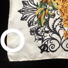 Load image into Gallery viewer, A VINTAGE 80s SCENIC CAMEO PRINT SILK SCARF BY GIANFRANCO FERRE