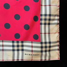 Load image into Gallery viewer, A Y2K BURBERRY POLKADOT SCARF