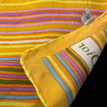 Load image into Gallery viewer, AN ORIGINAL 1970s DIOR SILK SCARF WITH ABSTRACT DESIGN