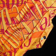 Load image into Gallery viewer, A VEUVE CLICQUOT CHAMPAGNE SILK SCARF