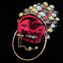 Load image into Gallery viewer, A BARBARELLA STYLE METALLIC CAGE PURSE