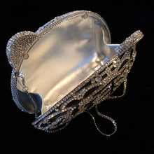 Load image into Gallery viewer, A DIAMANTÉ ENCRUSTED TIGER FANTASY CLUTCH