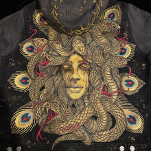 Load image into Gallery viewer, A SPECTACULAR HAND PAINTED MEDUSA JACKET BY TARMAFIA