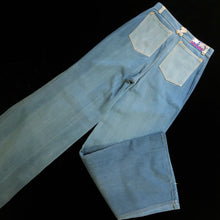 Load image into Gallery viewer, A PAIR OF ICONIC 1970s STAGGERS FLARED JEANS