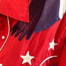 Load image into Gallery viewer, A VINTAGE 80s HAND APPLIQUÉ COWBOY SHIRT