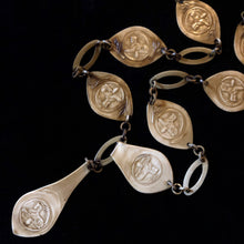 Load image into Gallery viewer, A 1930s EGYPTIAN REVIVAL CELLULOID SEGMENTED BELT