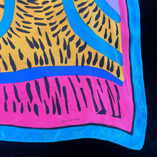 Load image into Gallery viewer, A 1980s SILK SCARF BY JIMMY PIKE