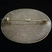 Load image into Gallery viewer, 1930s SCRIMSHAW CHINESE BROOCH