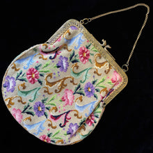 Load image into Gallery viewer, A 1930s PETITE POINT EVENING BAG WITH DOG CLASP