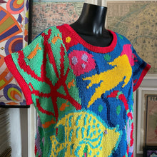 Load image into Gallery viewer, A REEF DESIGN 1980s COTTON KNIT DRESS BY JENNY KEE