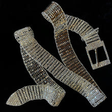 Load image into Gallery viewer, A SPECTACULAR DIAMANTÉ METAL MESH BELT