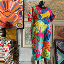 Load image into Gallery viewer, A REEF DESIGN 1980s COTTON KNIT DRESS BY JENNY KEE