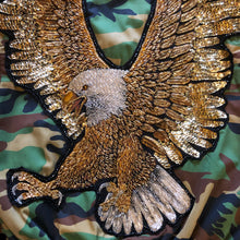 Load image into Gallery viewer, TARMAFIA EAGLE CAMO BOMBER JACKET