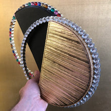 Load image into Gallery viewer, A JEWELLED WHEEL EVENING BAG