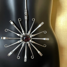 Load image into Gallery viewer, A SUBSTANTIAL 1970s HORSESHOE NAIL PENDANT