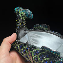 Load image into Gallery viewer, A DIAMANTÉ FISH FANTASY PURSE.