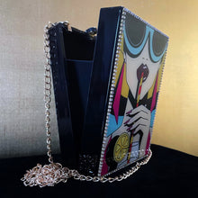 Load image into Gallery viewer, AN 80s STYLE COCKTAIL PICTURE CLUTCH