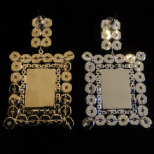 Load image into Gallery viewer, LARGE SIZE BAROQUE PEARL FRAME EARRINGS