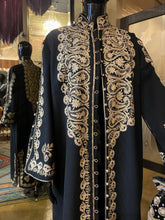 Load image into Gallery viewer, A VINTAGE 1960s MOROCCAN GOLD EMBROIDERED KAFTAN